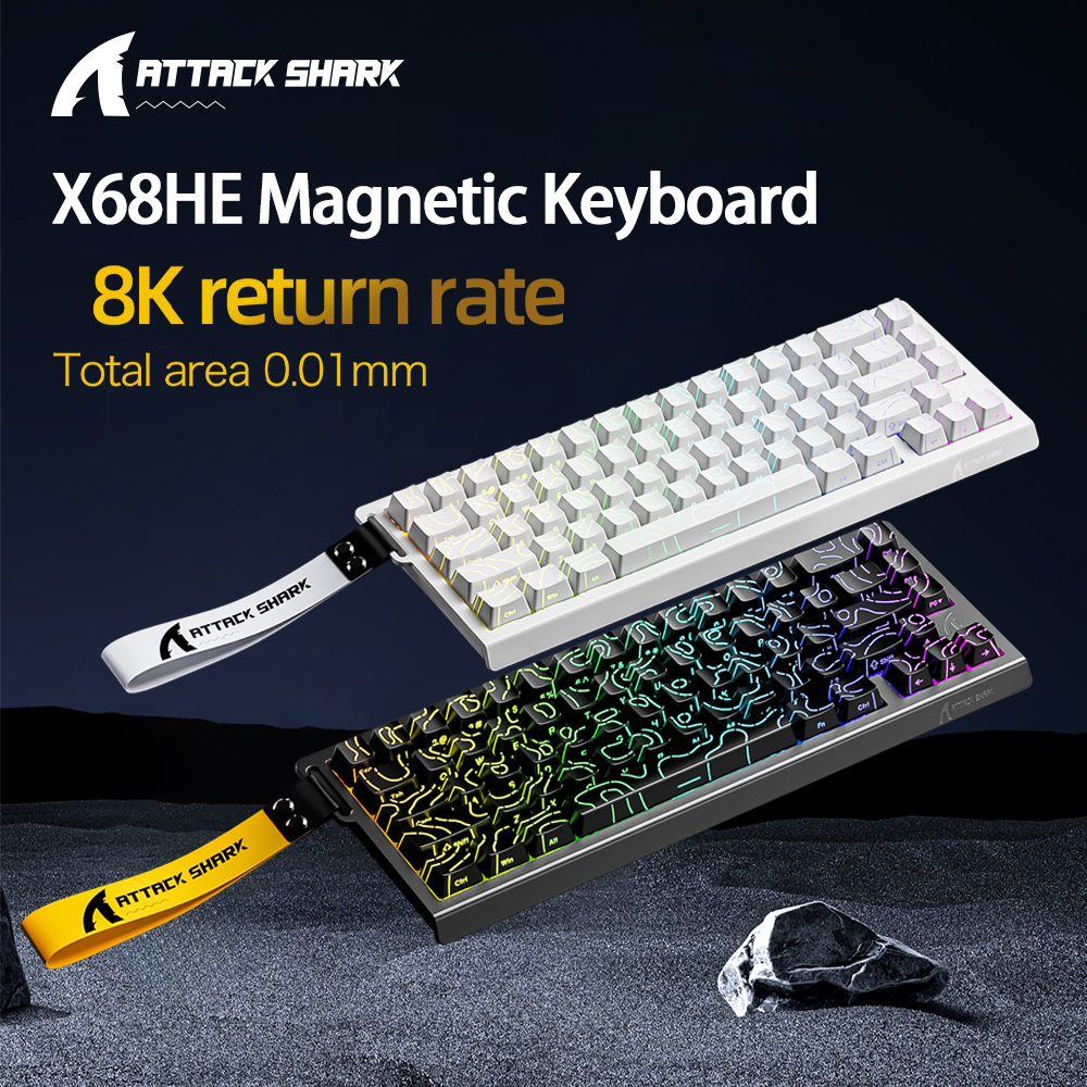 ATTACK SHARK X68HE X68Pro He M – обзор и цена Gaming Keyboard Expensive