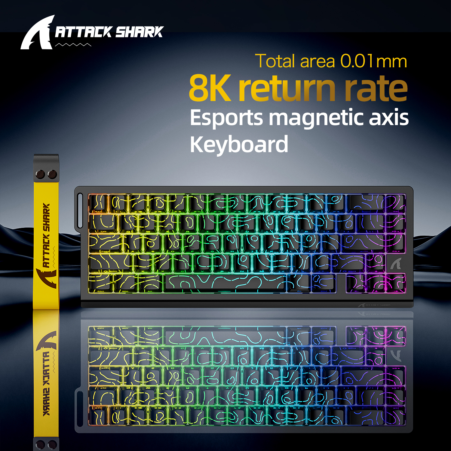 ATTACK SHARK X68HE X68Pro He M – обзор и цена Gaming Keyboard Expensive