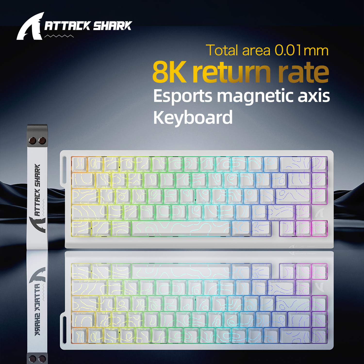 ATTACK SHARK X68HE X68Pro He M – обзор и цена Gaming Keyboard Expensive