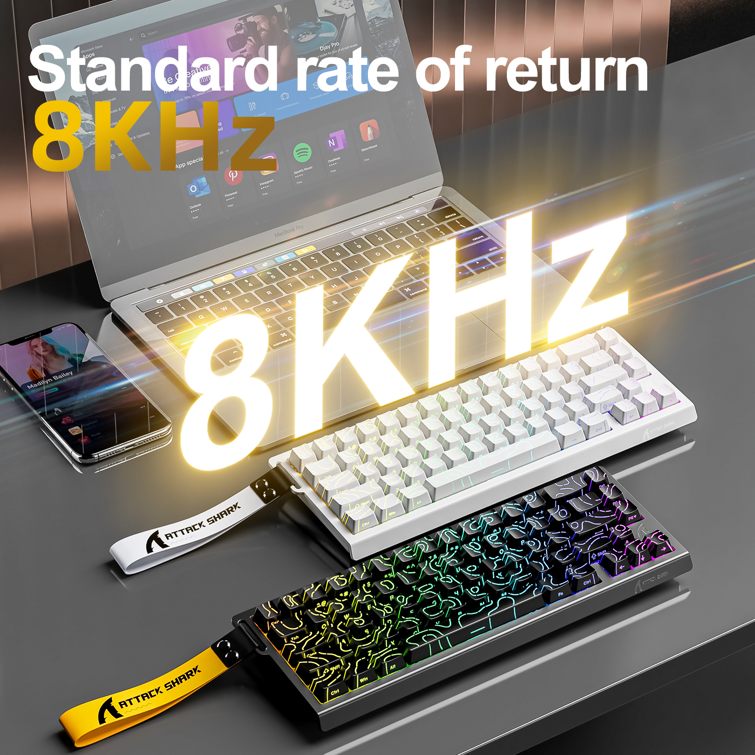 ATTACK SHARK X68HE X68Pro He M – обзор и цена Gaming Keyboard Expensive