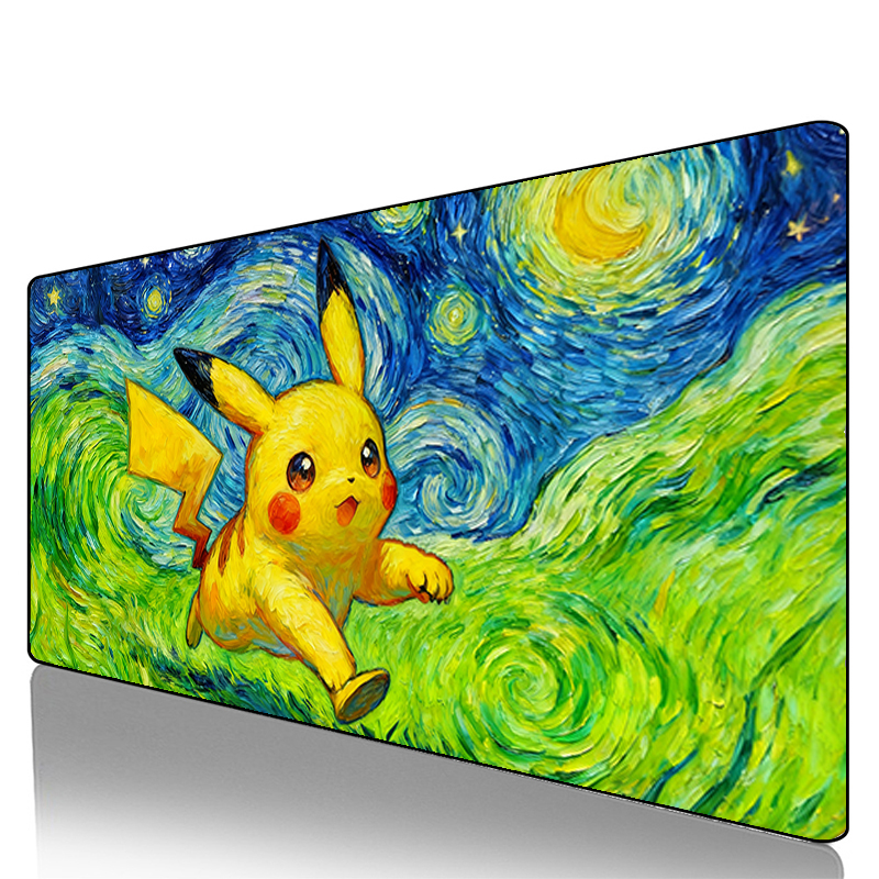 Mouse Pad Pokemon Pikachu Geng – обзор и цена Gaming Keyboard Easy To Clean