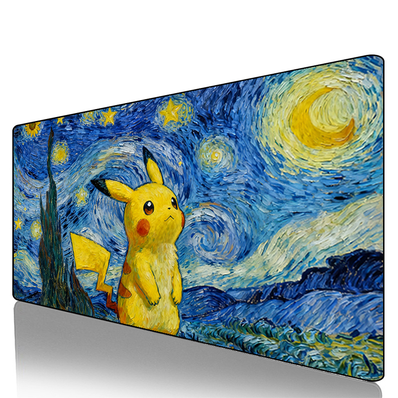 Mouse Pad Pokemon Pikachu Geng – обзор и цена Gaming Keyboard Easy To Clean