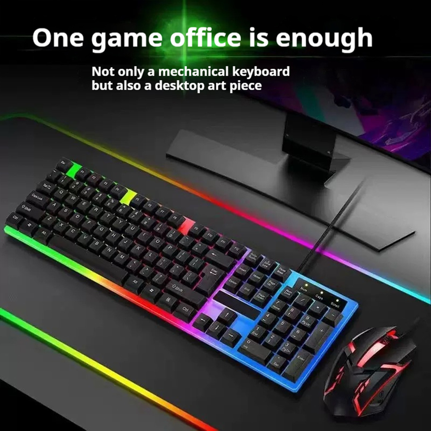 Stylish Backlight Wired Keyboa – обзор и цена Gaming Keyboard Ergonomics