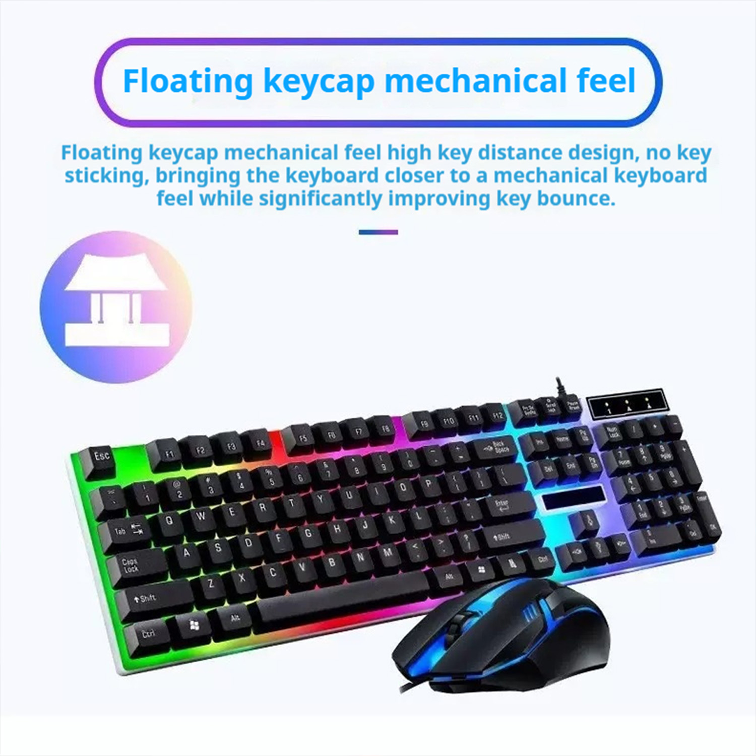 Stylish Backlight Wired Keyboa – обзор и цена Gaming Keyboard Ergonomics