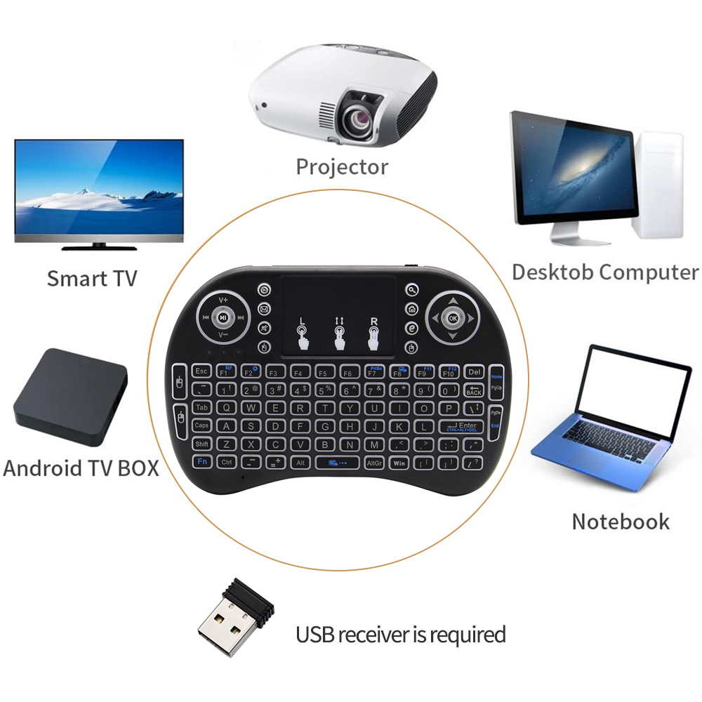 Backlit English Russian French – обзор и цена Gaming Keyboard Wireless