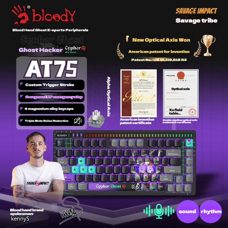 A4Tech Bloody Savage Impact AT – обзор и цена Gaming Keyboard No Noise
