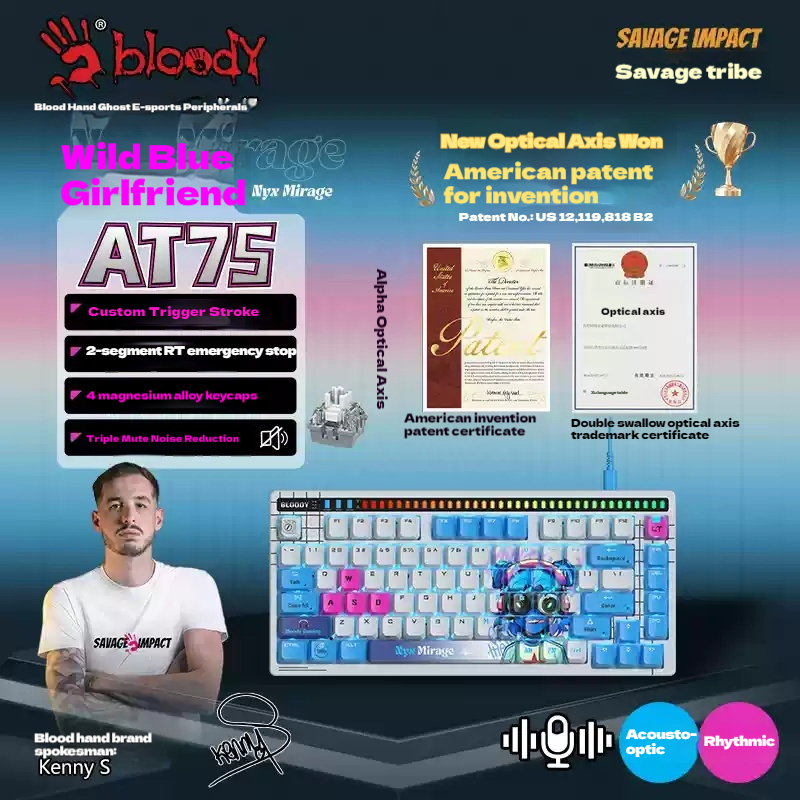 A4Tech Bloody Savage Impact AT – обзор и цена Gaming Keyboard No Noise