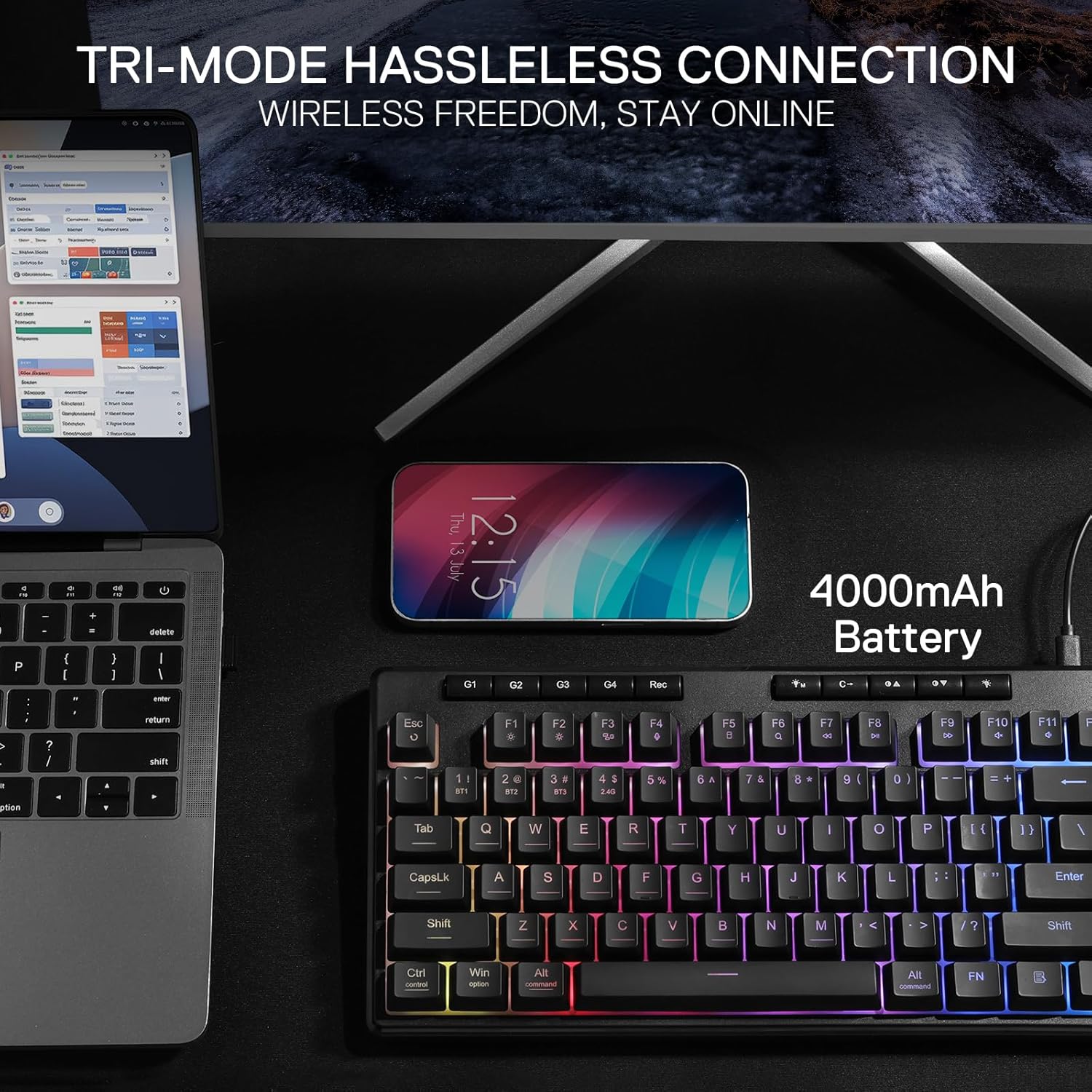 Redragon K516 PRO Shiva TKL RG – обзор и цена Gaming Keyboard Tkl