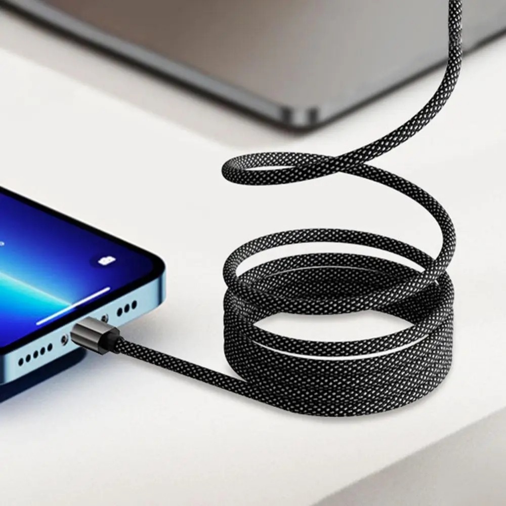 65W Self-coiling Magnetic Attr – обзор и цена Coiled Usb Cable