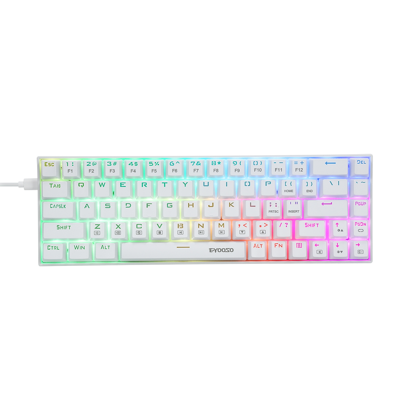 Z-686 60% Mini Mechanical Gami – обзор и цена Gaming Keyboard E Yooso