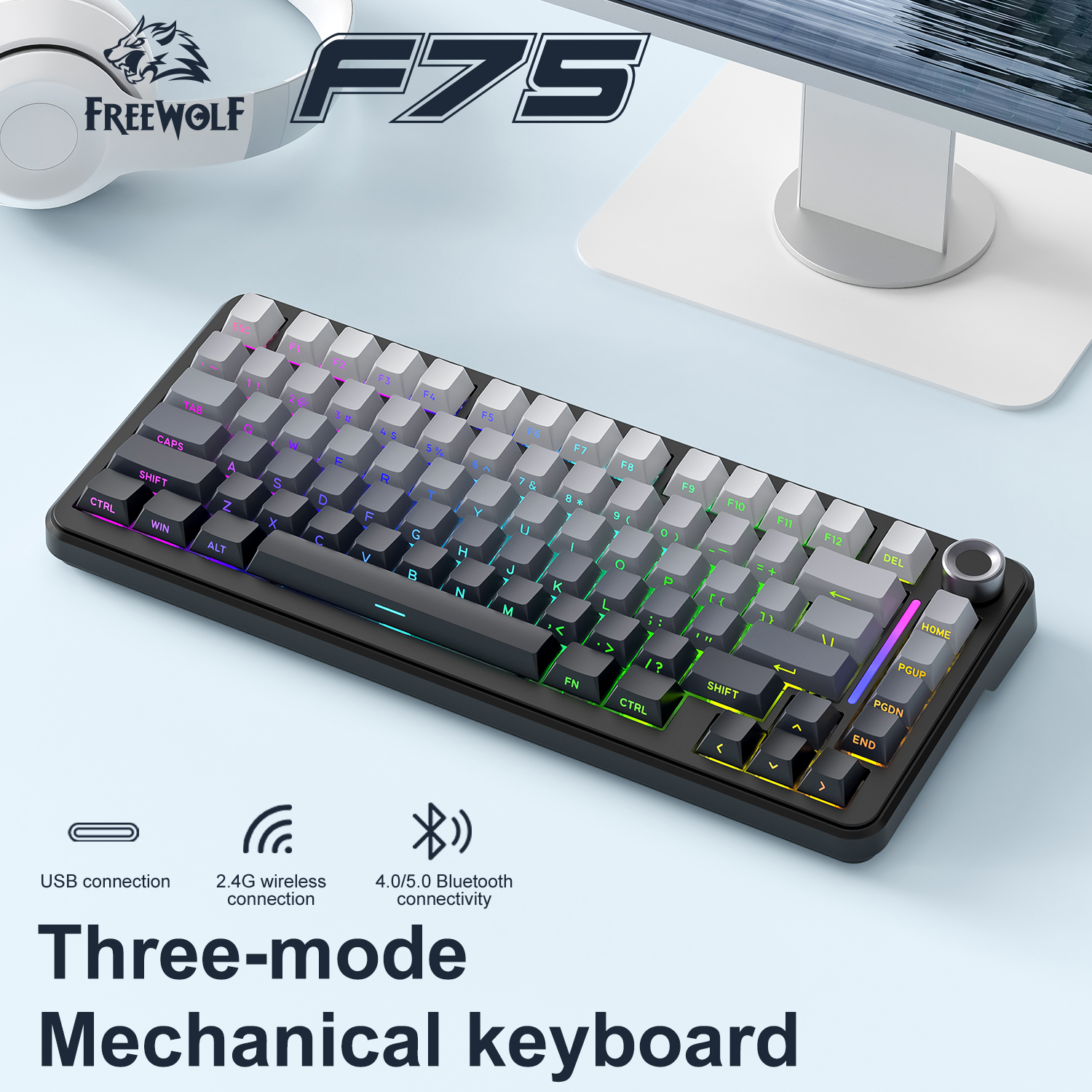 75% Hot Swap Gaming Keyboard W – обзор и цена Gaming Keyboard Expensive