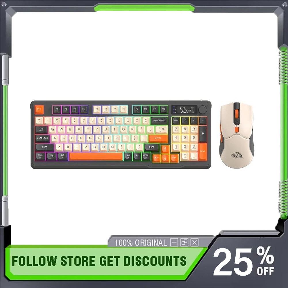 FreeWolf T96 Wireless Bluetoot – обзор и цена Gaming Keyboard And Mouse Set