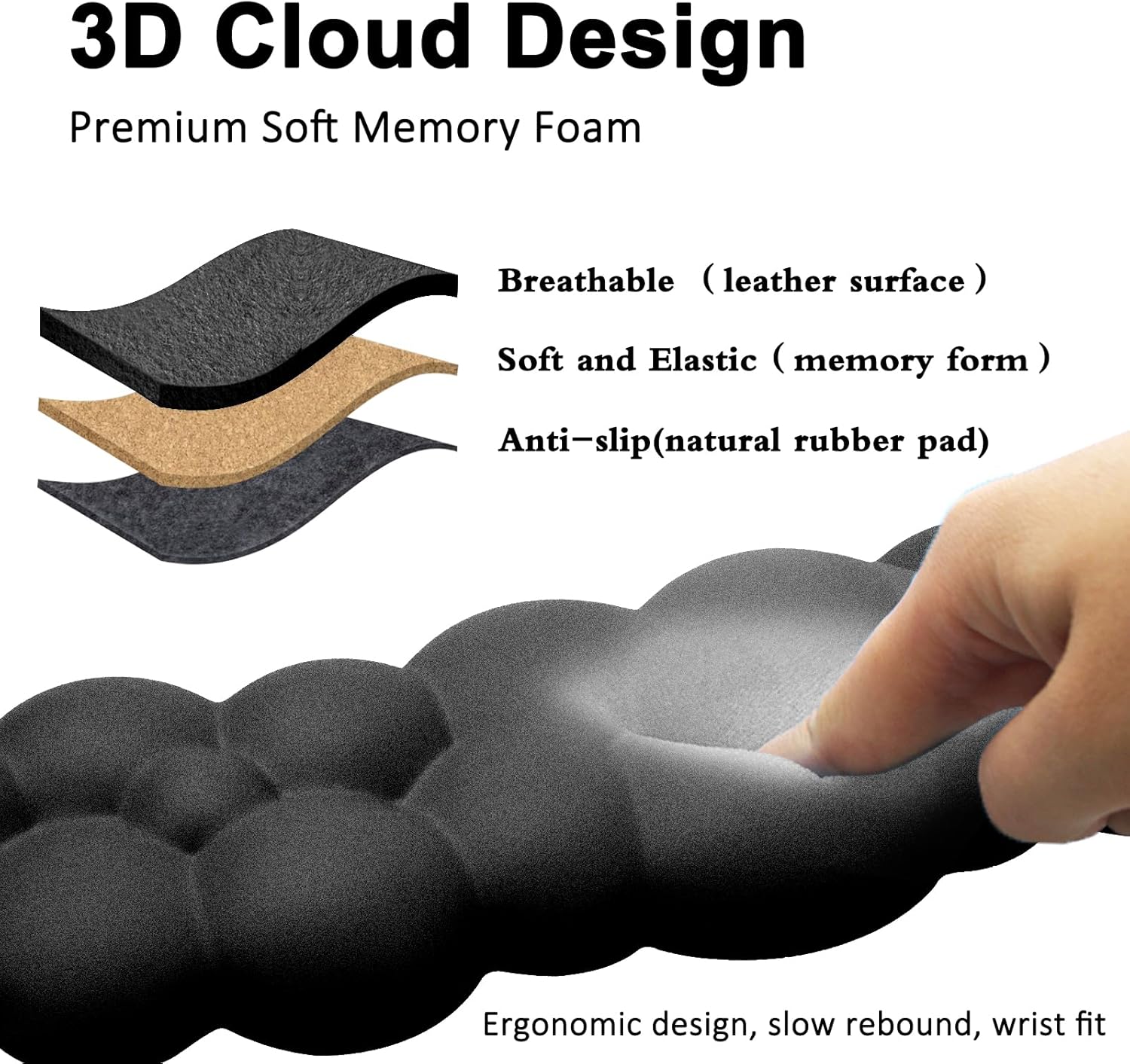 Ergonomic Cloud Wrist Rest Set – обзор и цена Gaming Keyboard And Mouse Set