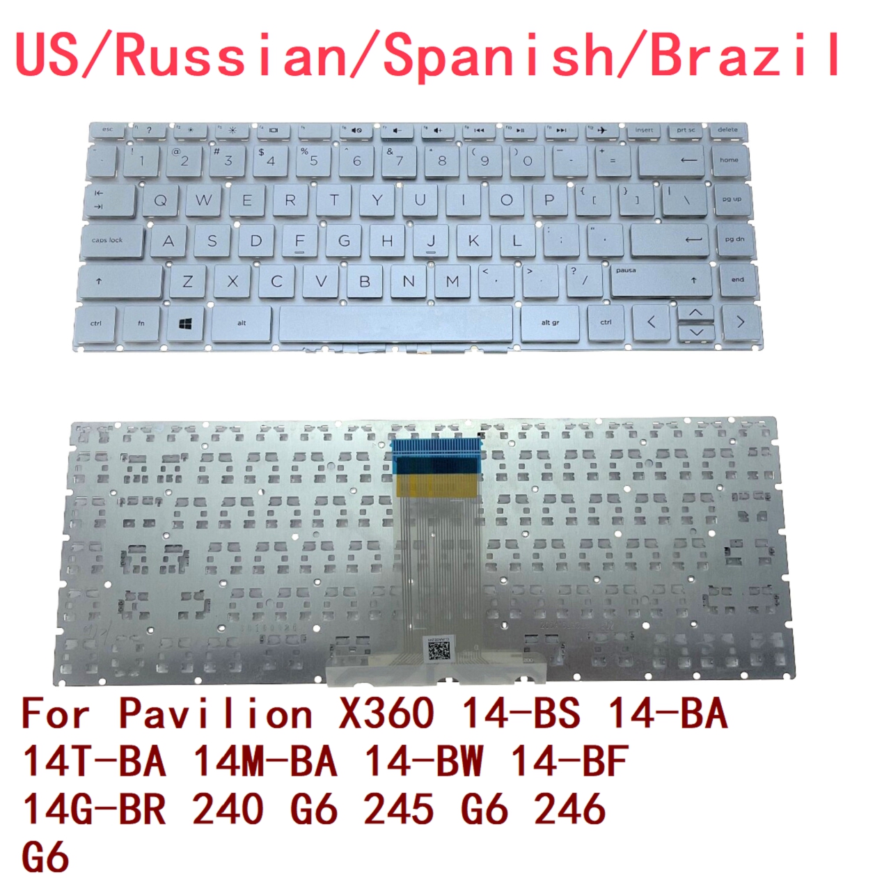 US RU SP BR Backlit Keyboard F – обзор и цена Gaming Keyboard E Yooso