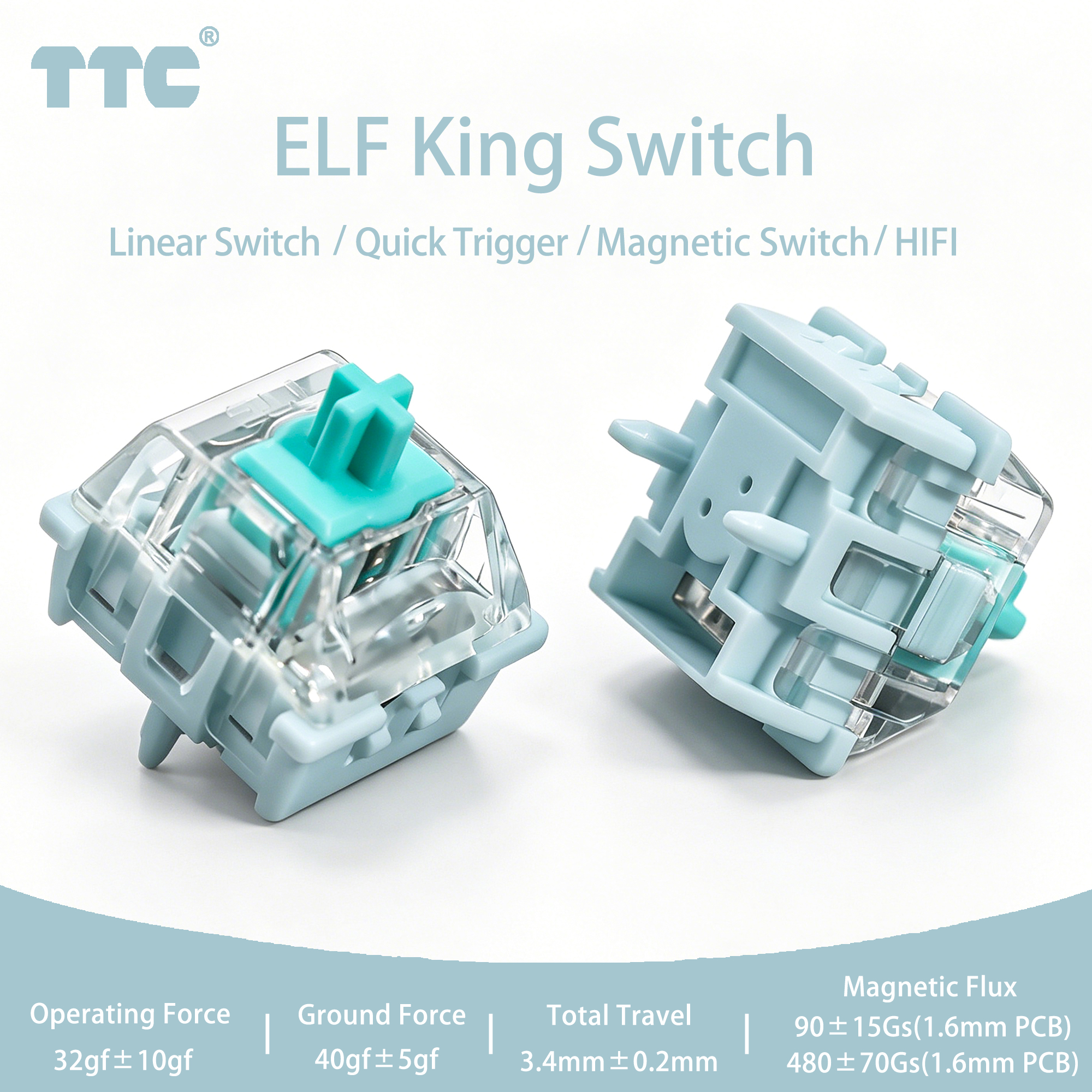 TTC ELF King Magnetic Switches – обзор и цена Gaming Keyboard No Rgb