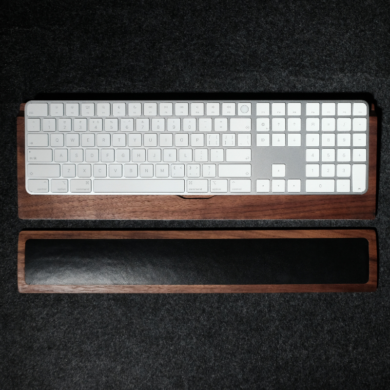 Woody Cowhide Palm Rest for Me – обзор и цена Gaming Keyboard Ergonomics