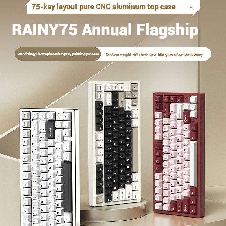 Wireless Bluetooth RAINY75 Cus – обзор и цена Gaming Keyboard Wireless