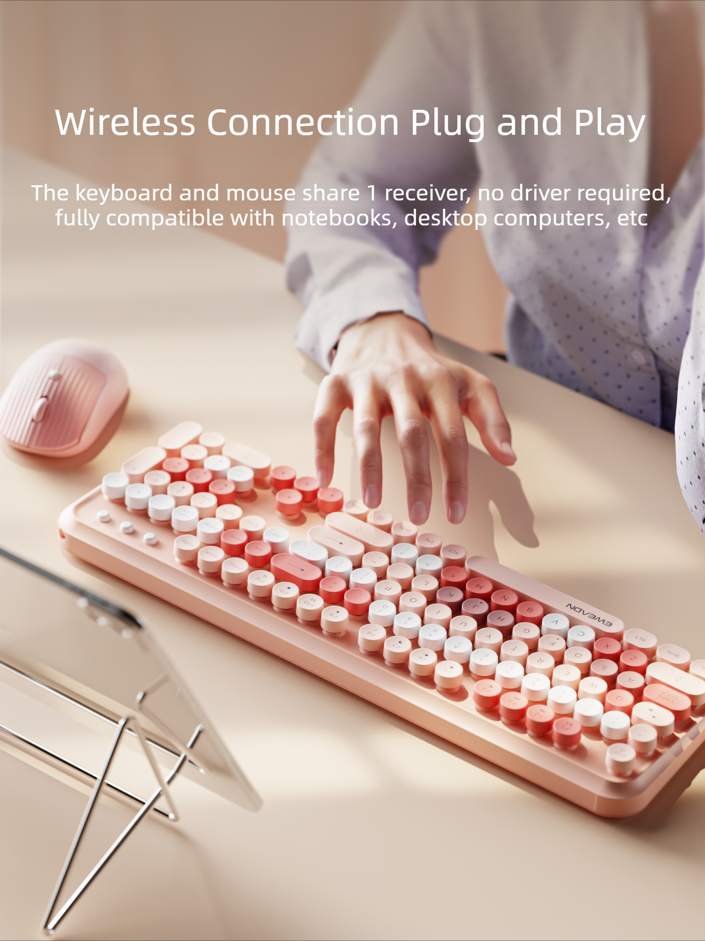 EWEADN V96 Wireless Keyboard M – обзор и цена Gaming Keyboard And Mouse Set