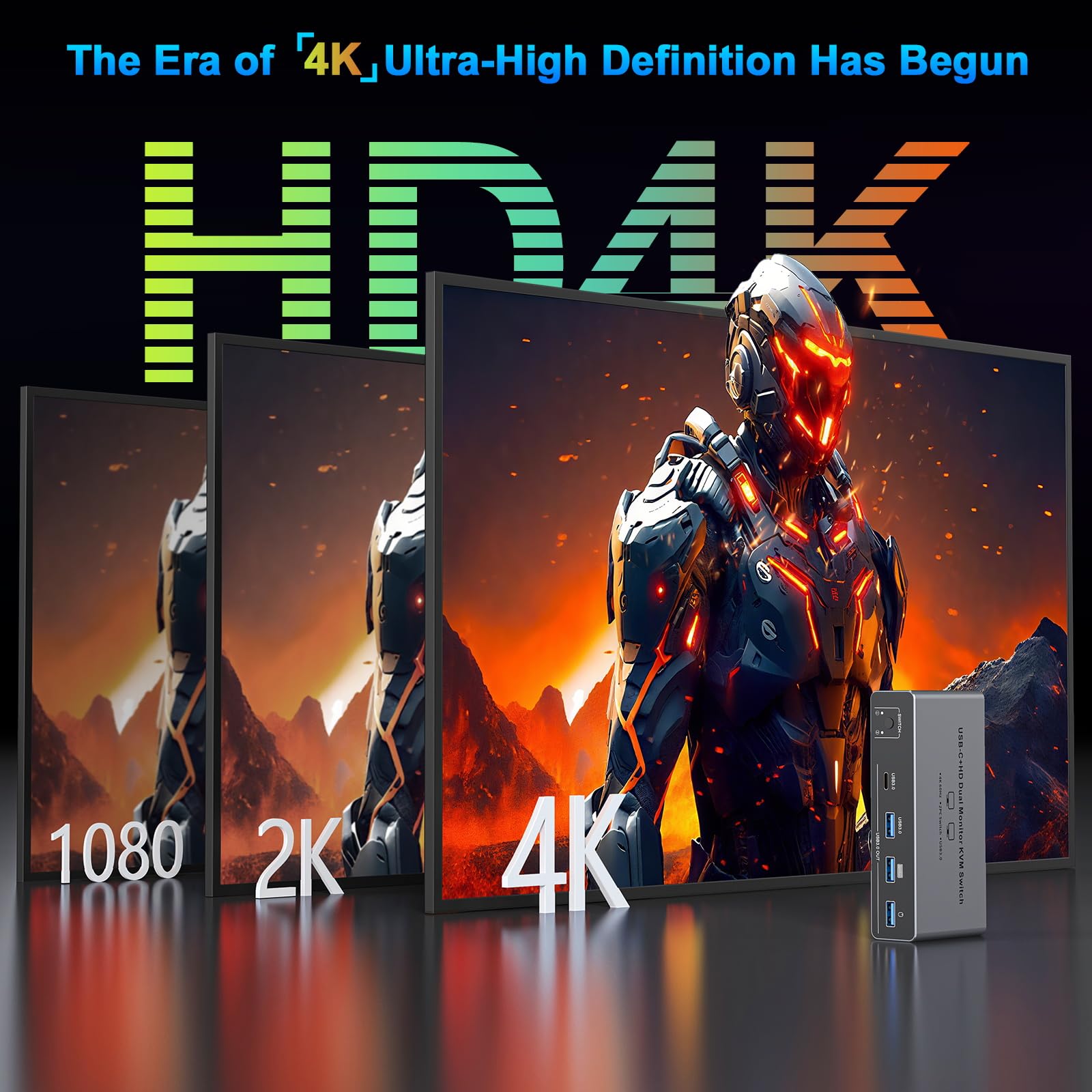 2K 240Hz HDMI DP USB C KVM Swi – обзор и цена Gaming Keyboard Type C