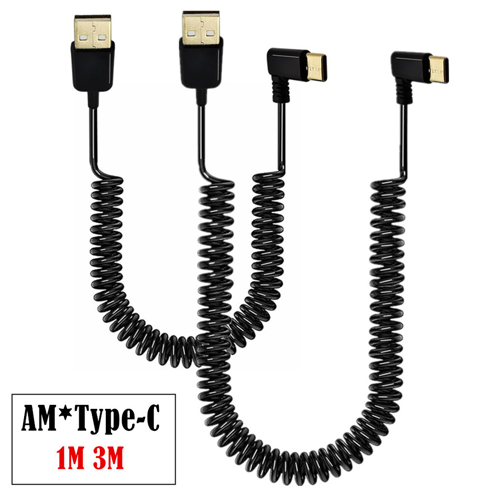 USB 3.1 Type-C Male To USB 2.0 – обзор и цена Coiled Usb Cable