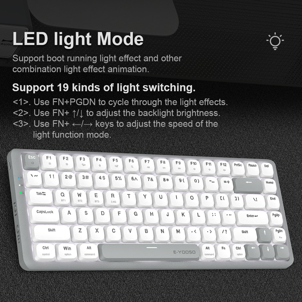 E-YOOSO Z84 Slim Mechanical Ga – обзор и цена Gaming Keyboard E Yooso