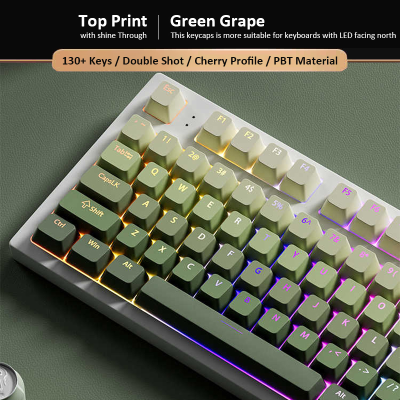 Green Grape Top-lit RGB Backli – обзор и цена Gaming Keyboard No Rgb
