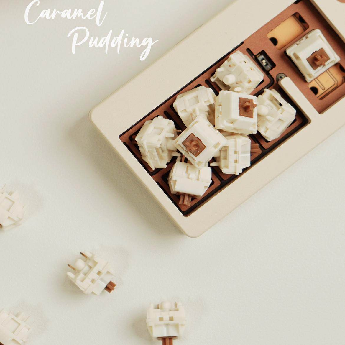 HMX Caramel Pudding V2 Switch  – обзор и цена Gaming Keyboard Thocky