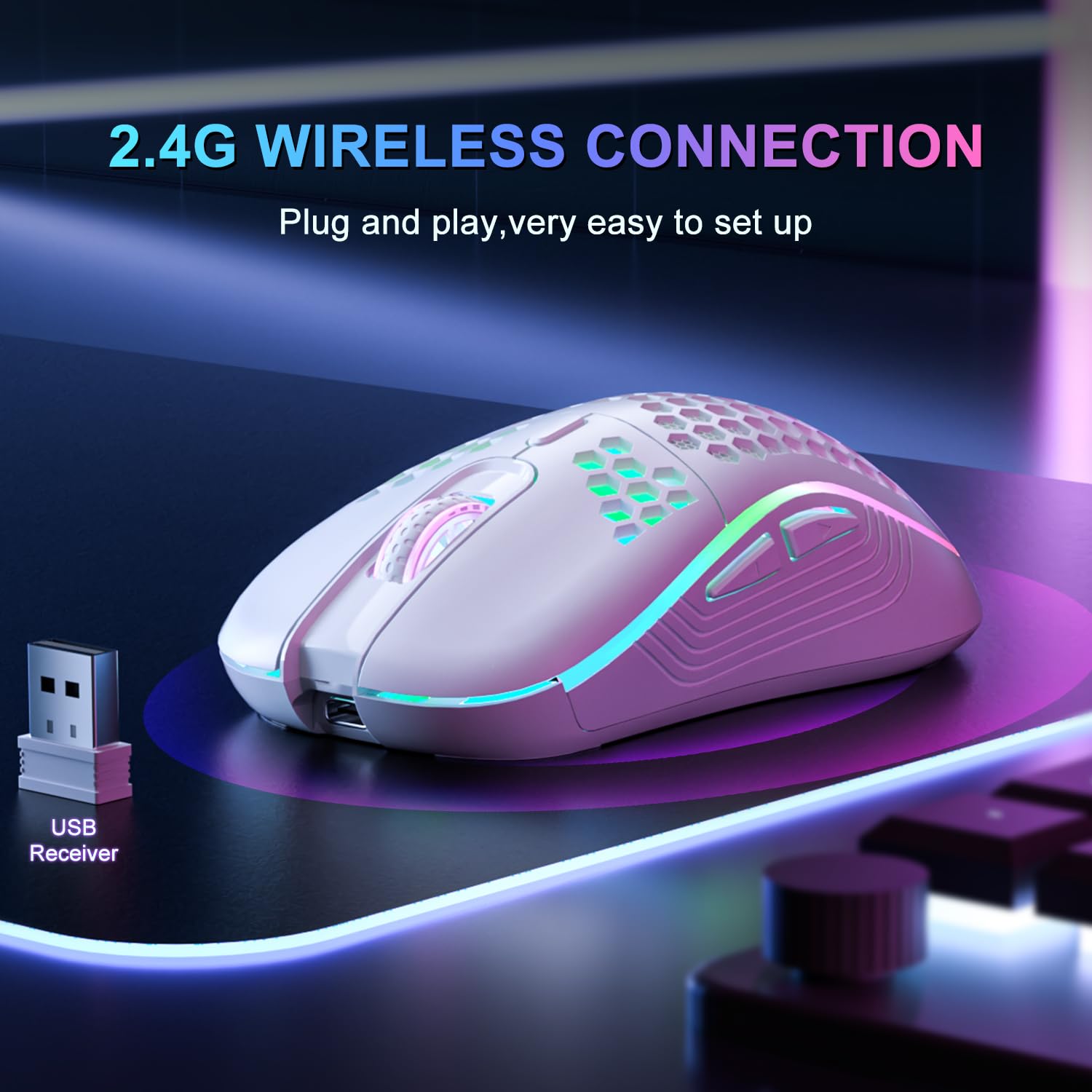 2.4G Wireless Mouse with RGB B – обзор и цена Gaming Keyboard Mouse And Headset Combo