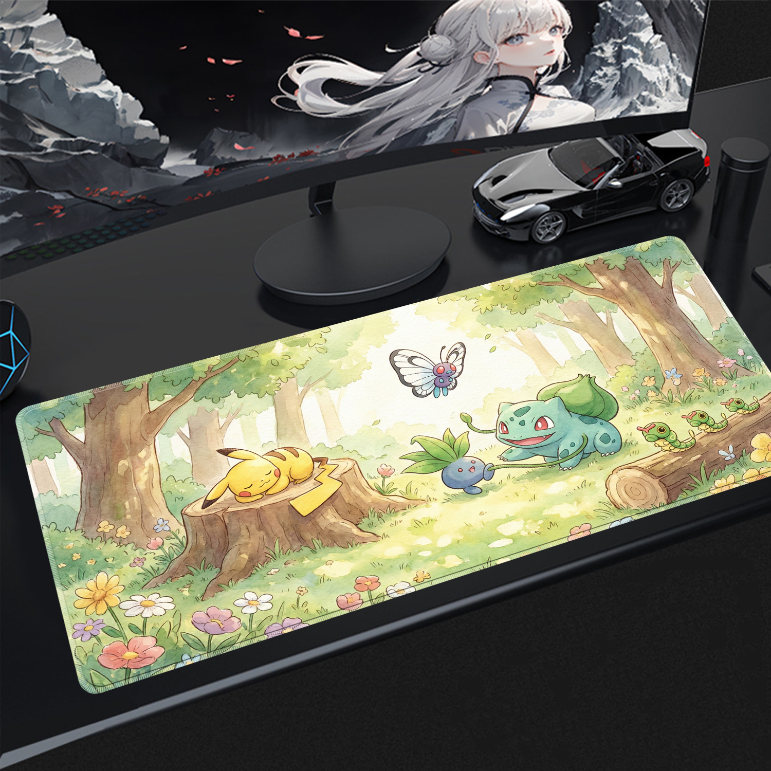 Kawaii Mouse Pad Gaming PC Acc – обзор и цена Gaming Keyboard Easy To Clean