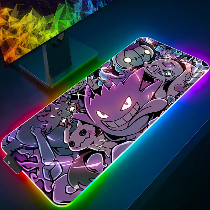 RGB Mouse Pad Pokemon Pikachu  – обзор и цена Gaming Keyboard No Rgb