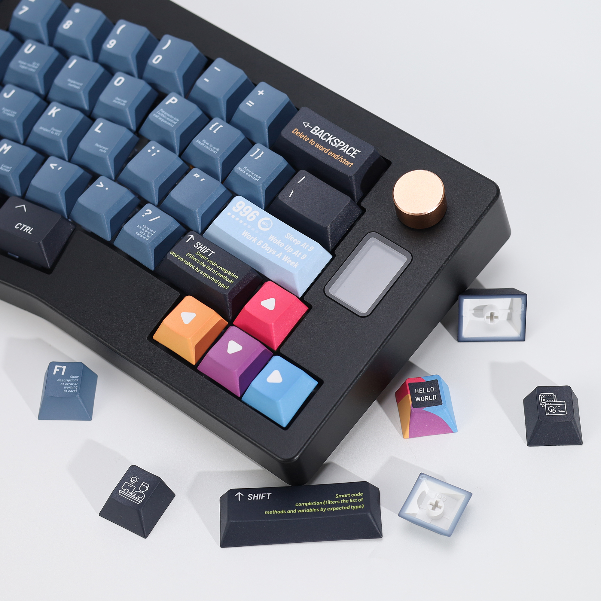 KBDiy Black Programmer Keycap  – обзор и цена Gaming Keyboard Magnetic Switches