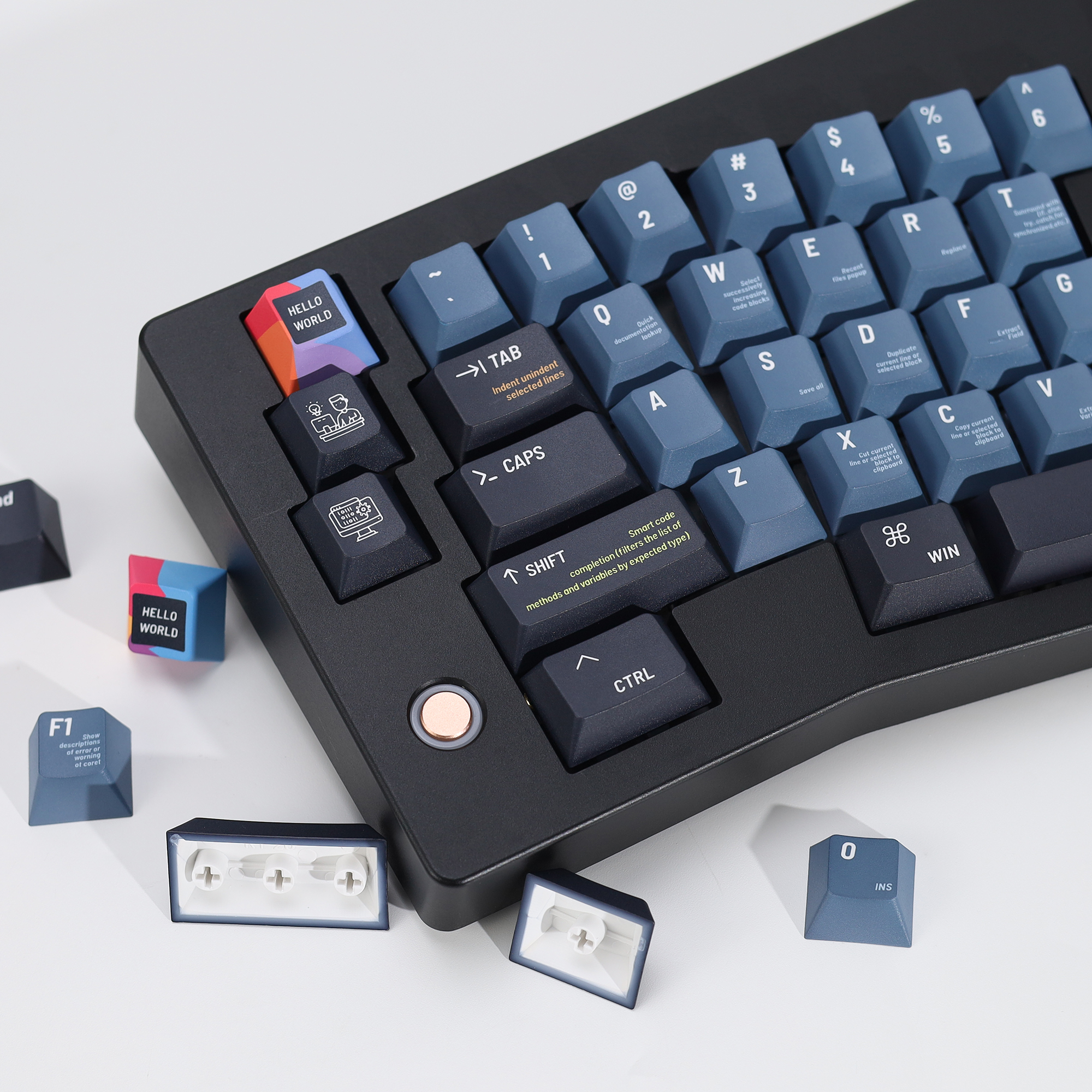 KBDiy Black Programmer Keycap  – обзор и цена Gaming Keyboard Magnetic Switches
