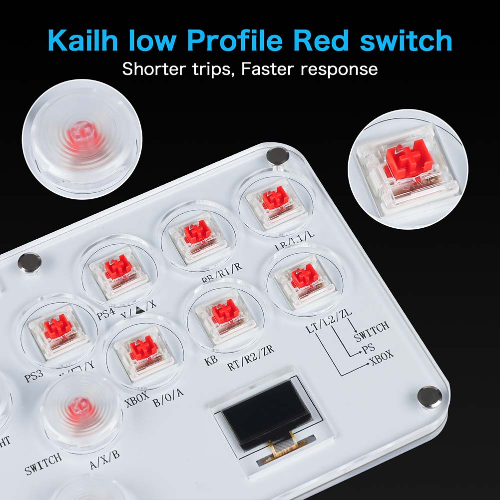 Arcade Joystick 12Keys All-But – обзор и цена Gaming Keyboard No Rgb