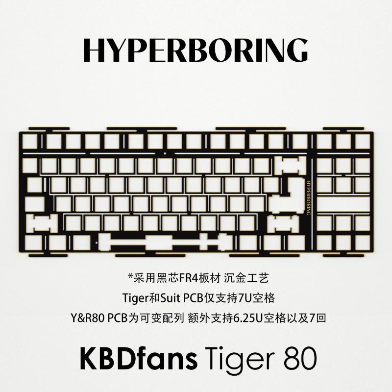 HYPERBORING Tiger80 Keyboard P – обзор и цена Gaming Keyboard Ergonomics