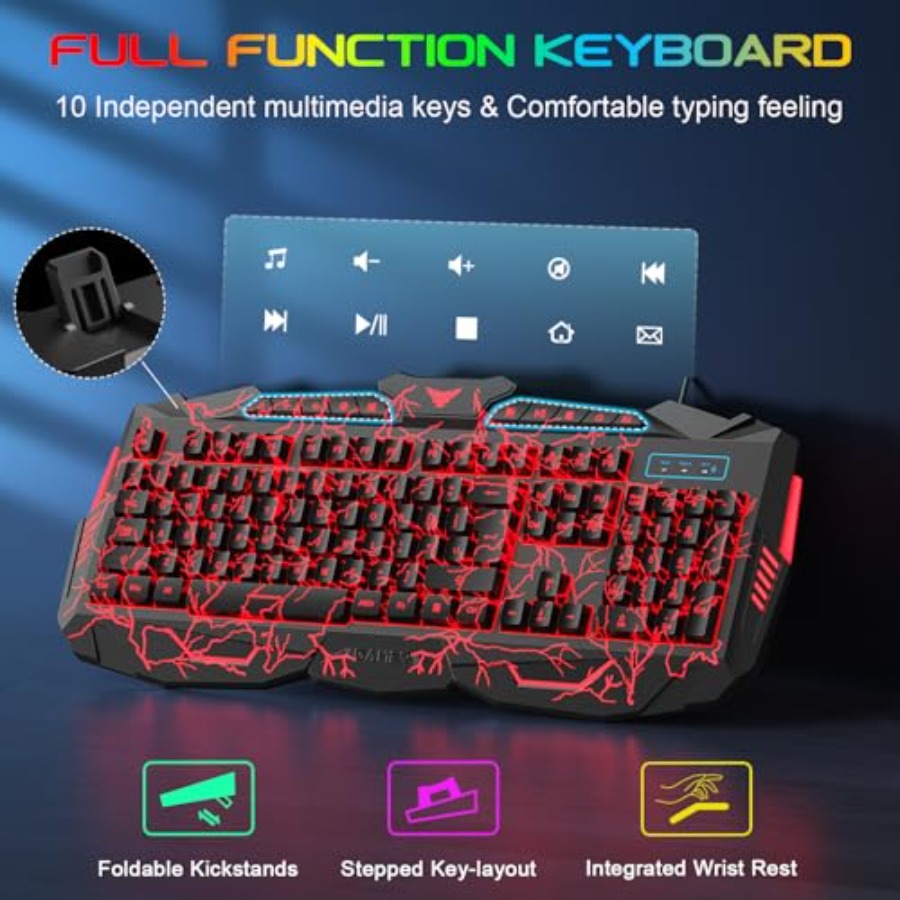 Gaming Keyboard Mouse Headset  – обзор и цена Gaming Keyboard Mouse And Headset Combo