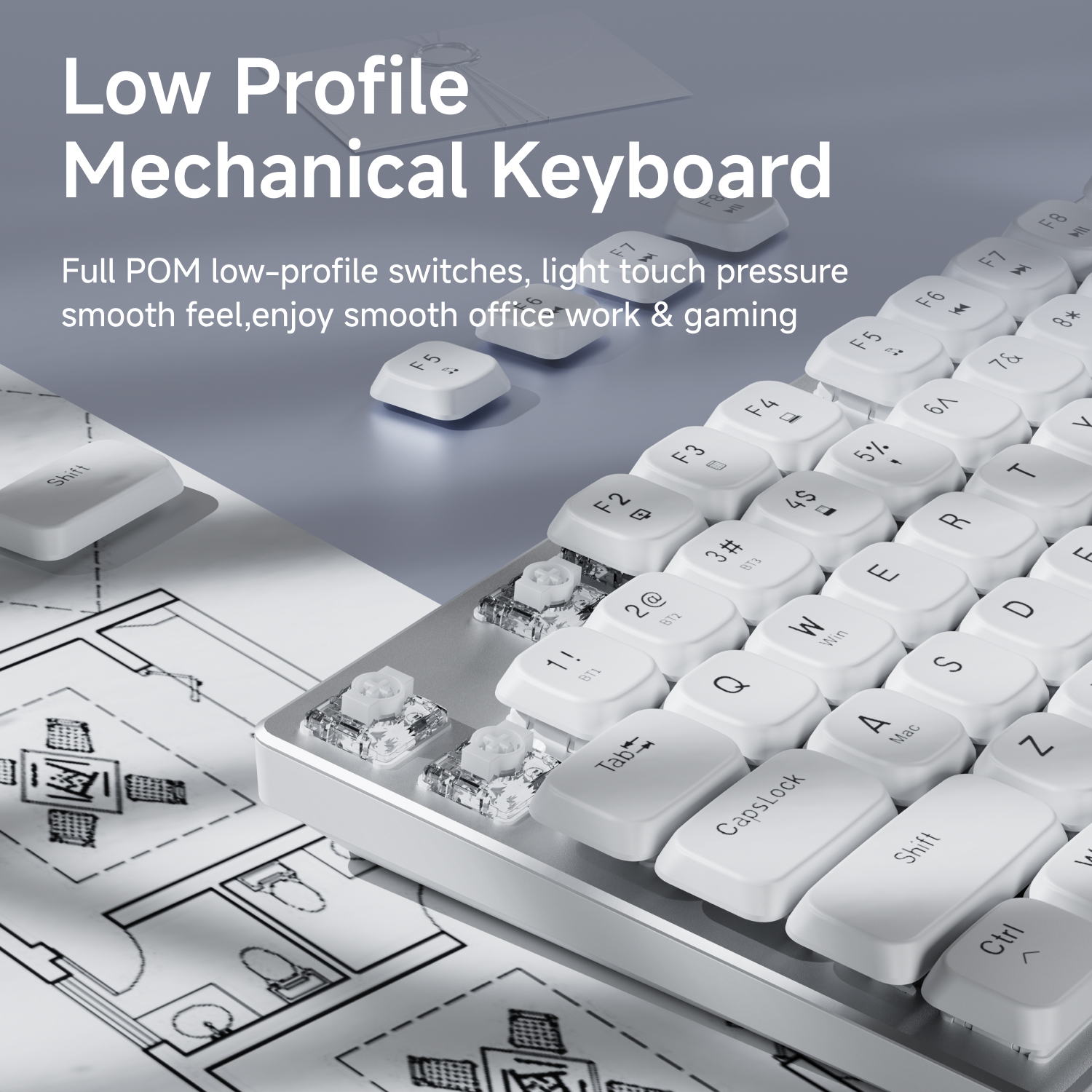 EWEADN Wireless Low-Profile Me – обзор и цена Gaming Keyboard Wireless
