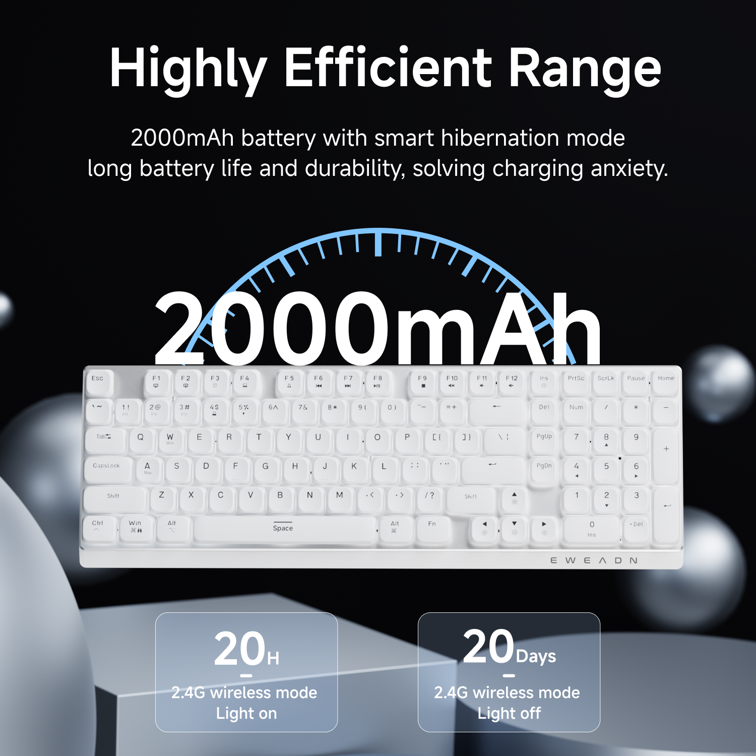 EWEADN Wireless Low-Profile Me – обзор и цена Gaming Keyboard Wireless