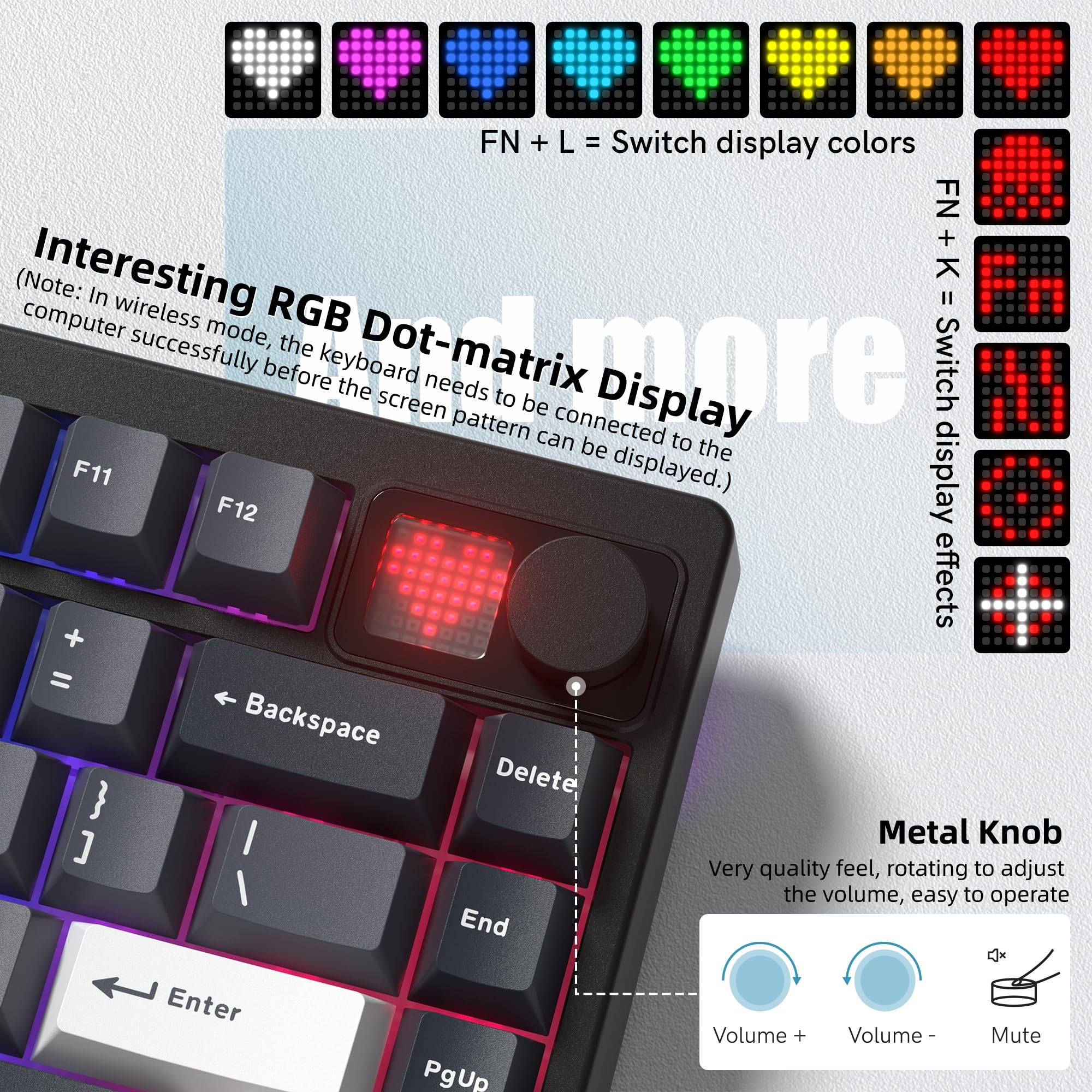 Womier MT75 Wireless Mechanica – обзор и цена Gaming Keyboard Thocky