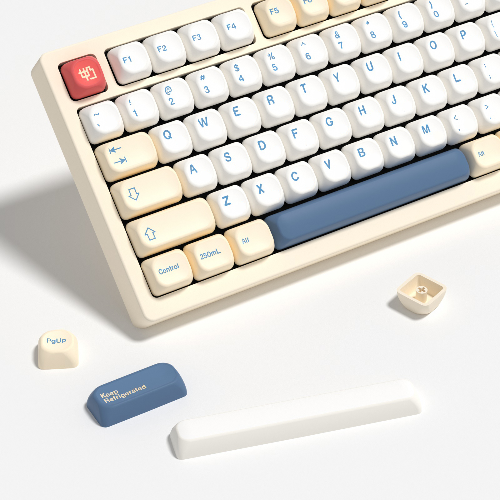 KBDiy GMK Soymilk Keycaps Retr – обзор и цена Gaming Keyboard Number Pad