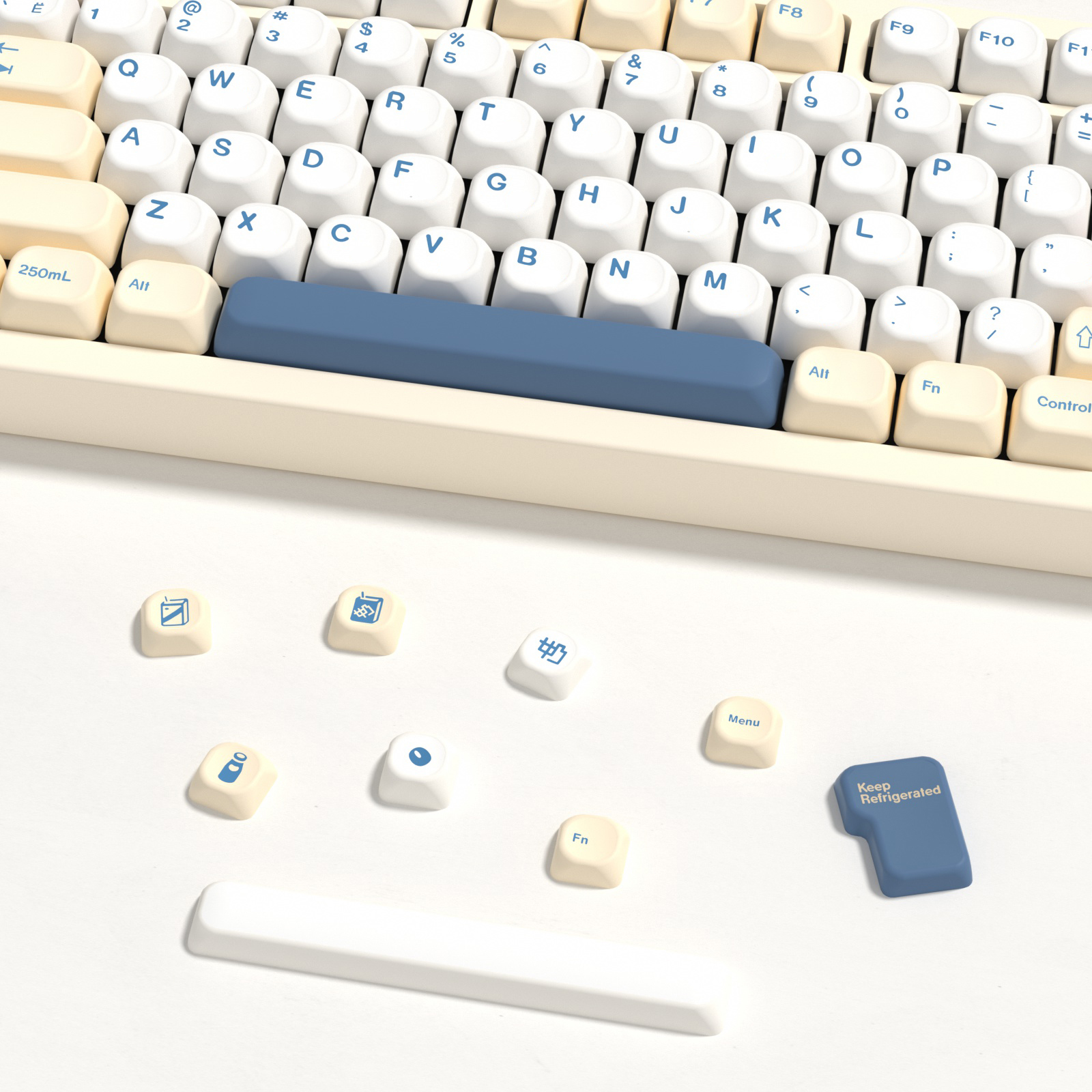 KBDiy GMK Soymilk Keycaps Retr – обзор и цена Gaming Keyboard Number Pad
