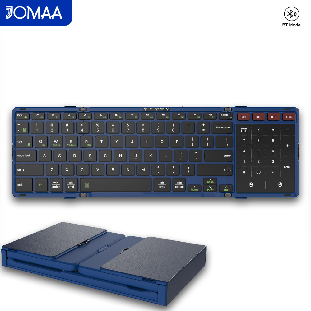 JOMAA Foldable Bluetooth Keybo – обзор и цена Gaming Keyboard Number Pad