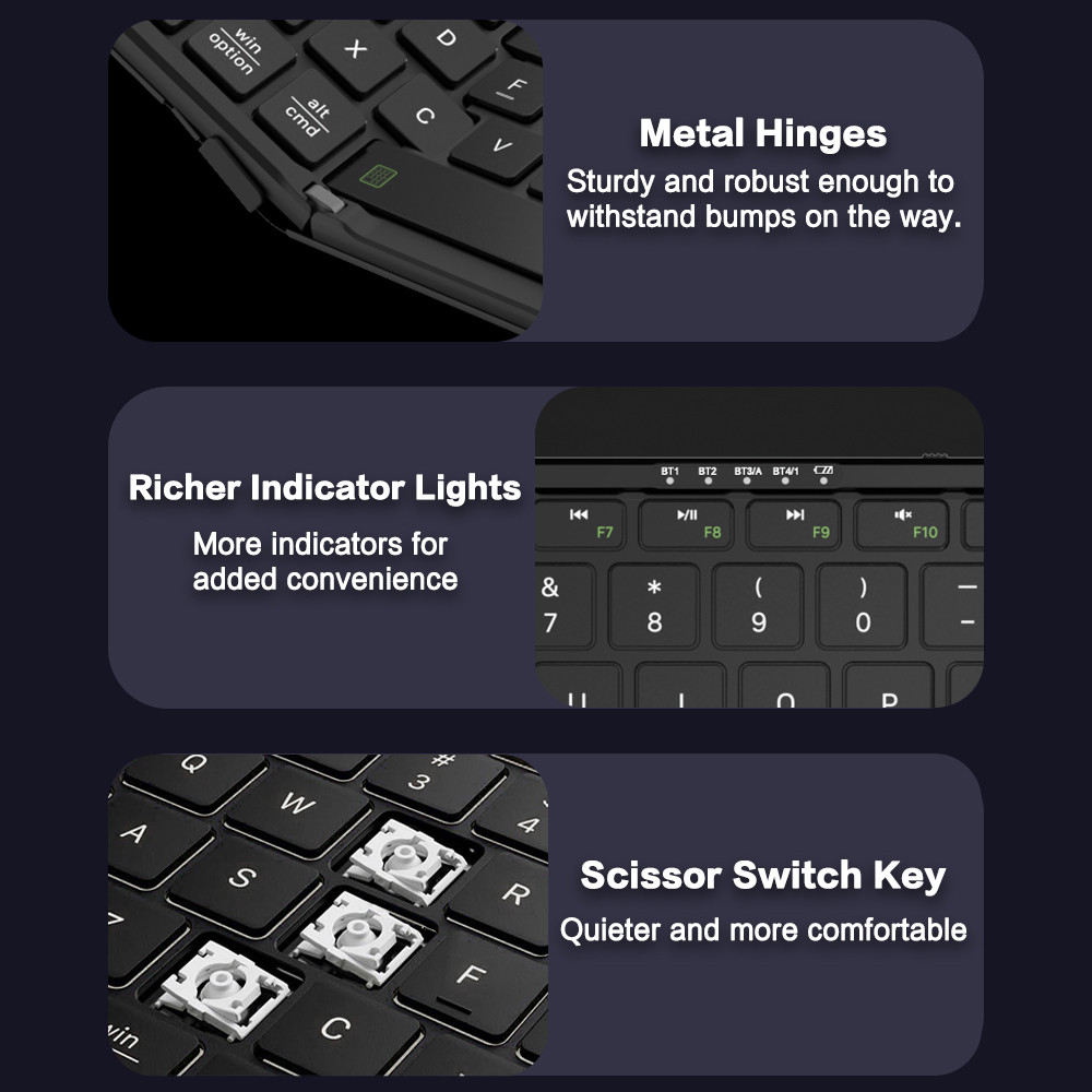 JOMAA Foldable Bluetooth Keybo – обзор и цена Gaming Keyboard Number Pad