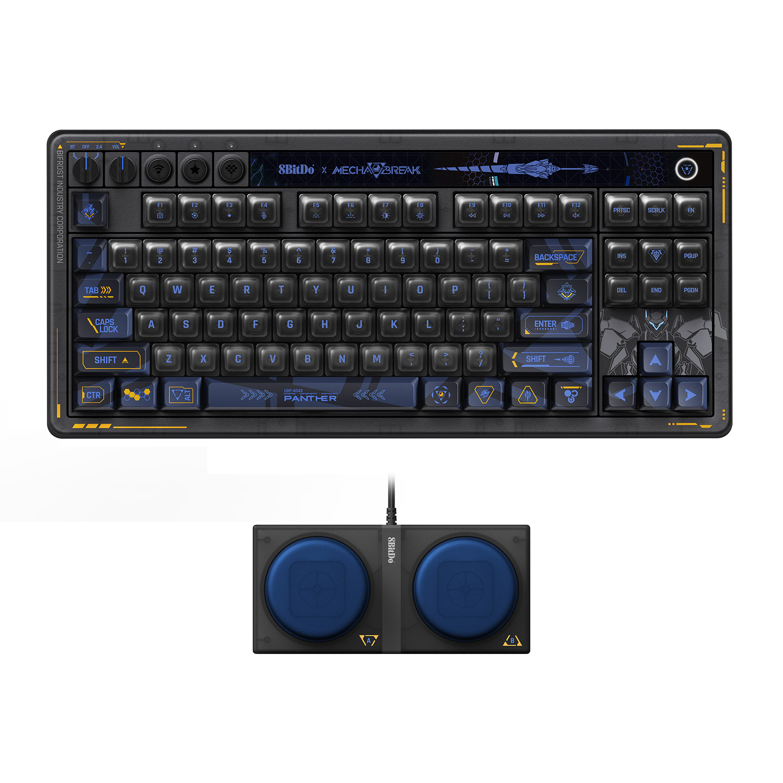8BitDo Retro 87 Mechanical Key – обзор и цена Gaming Keyboard Type C