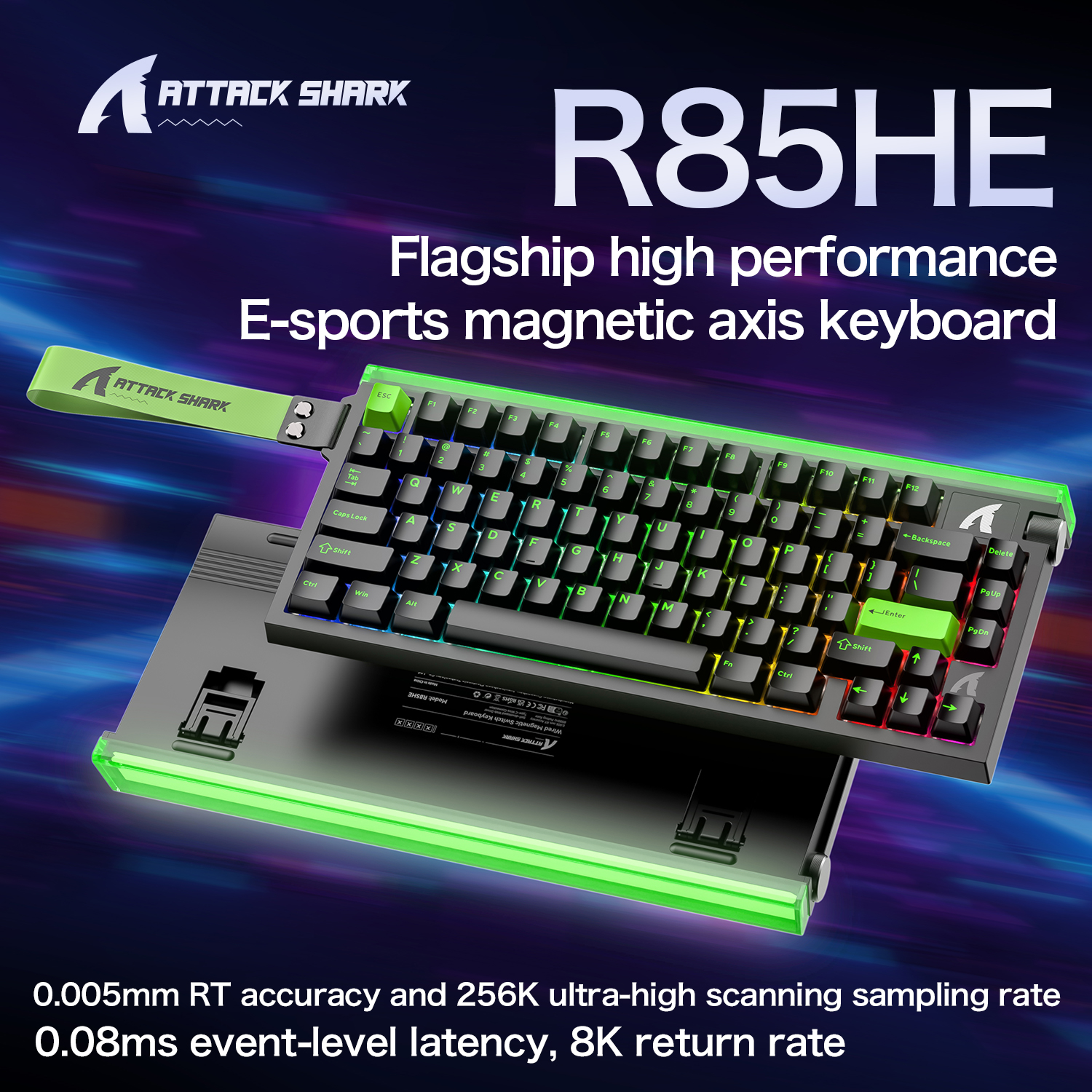 R85 ATTACK SHARK R85HE Magneti – обзор и цена Gaming Keyboard Expensive