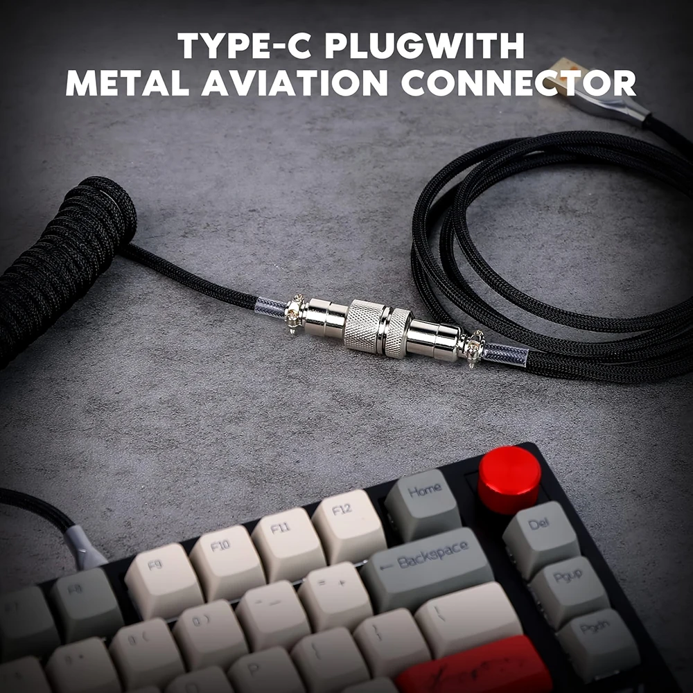 1.5m Coiled Keyboard Cable USB – обзор и цена Gaming Keyboard Type C