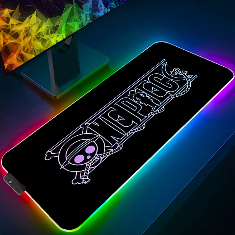 LED Mouse Pad One Piece Luffy  – обзор и цена Gaming Keyboard No Rgb