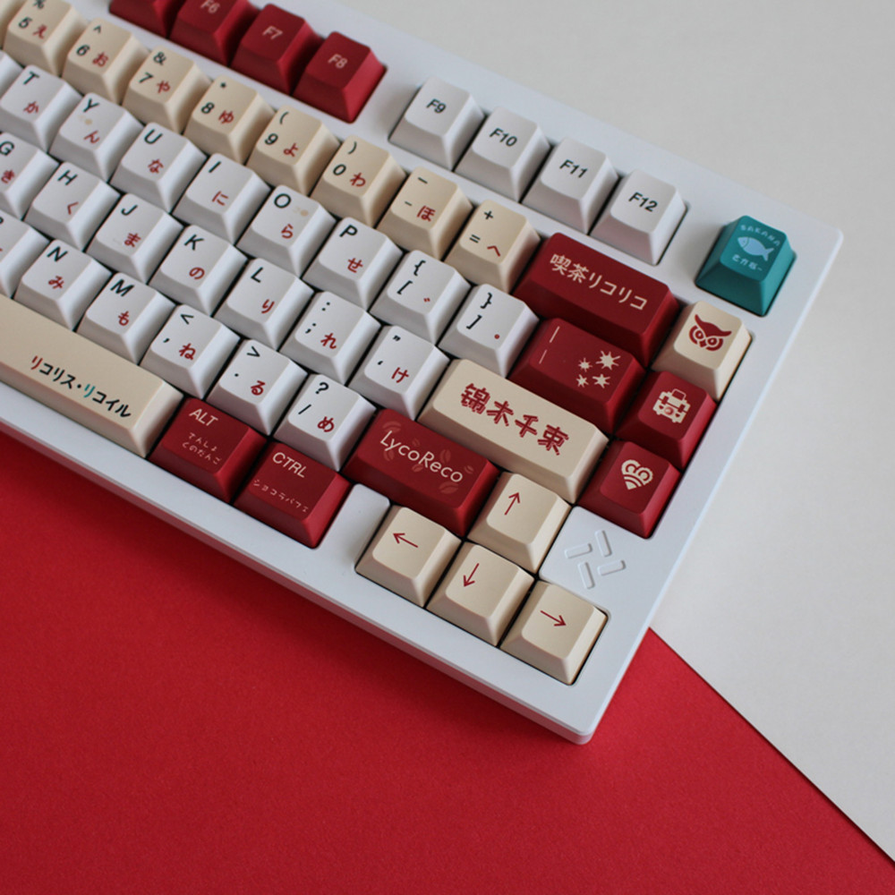 Lycoris Recoil Anime PBT Keyca – обзор и цена Gaming Keyboard Ergonomics