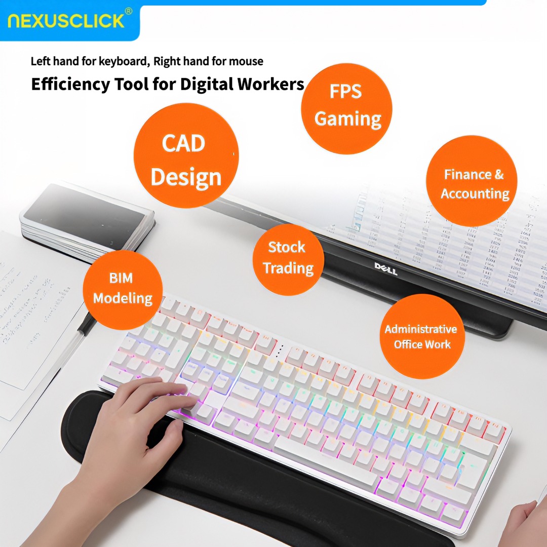 NexusClick Ergonomic Left Hand – обзор и цена Gaming Keyboard Number Pad